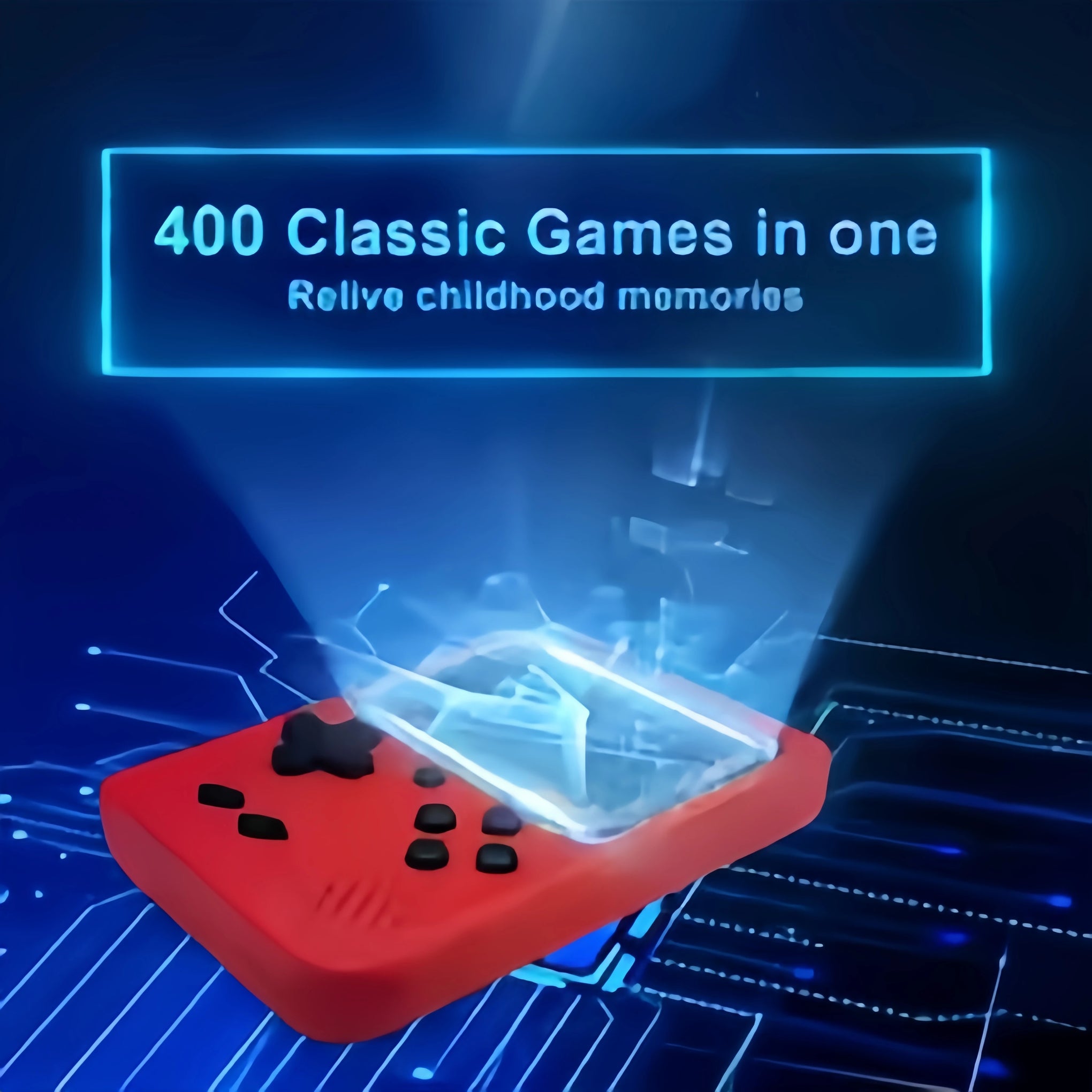 3.0" Retro Handheld Game Console – 400 Built-In Games