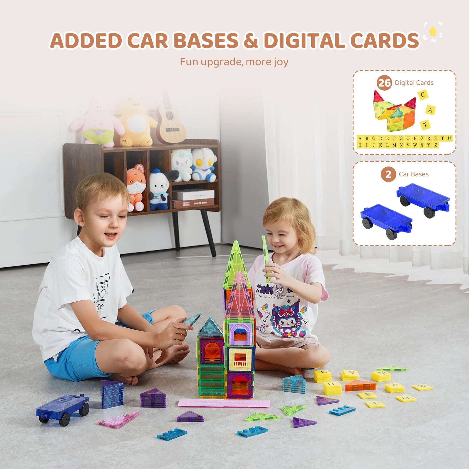 SucceBuy 121PCS Magnetic Building Blocks