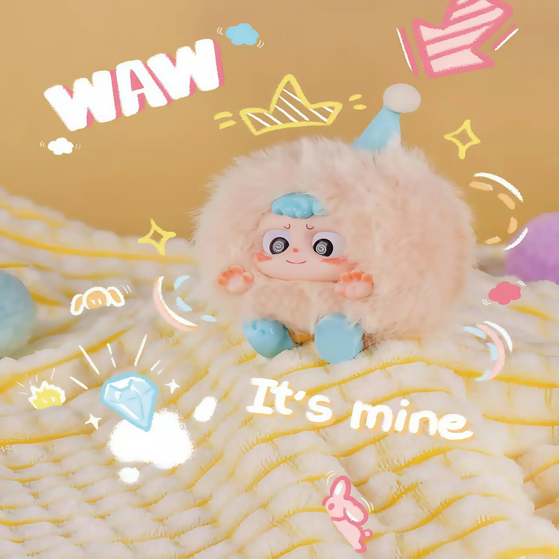 Heyme Dear Spookie Plush Blind Box – Cute Doll Keychain