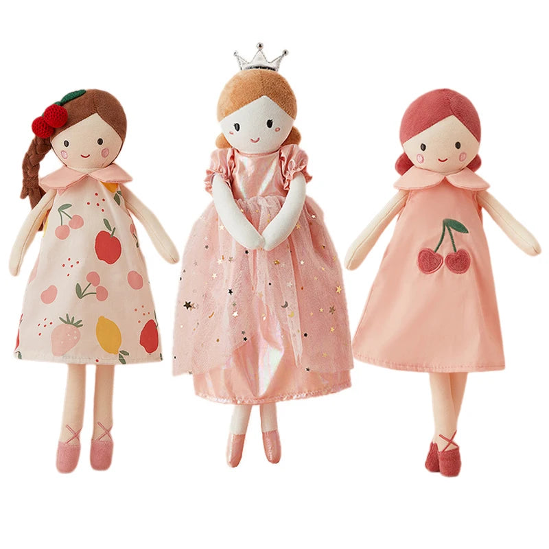 35/38CM Princess Plush Doll – Pink Dress Soft Stuffed Toy
