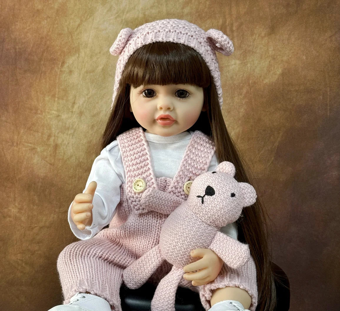 50CM Reborn Silicone Baby Doll – Realistic Newborn Girl