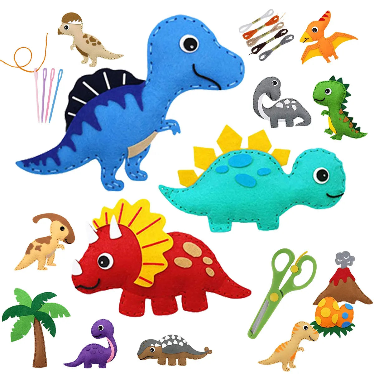 DIY Felt Animal Sewing Kit – Forest Creatures Plush Craft for Kids