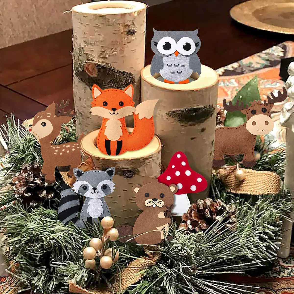 DIY Felt Animal Sewing Kit – Forest Creatures Plush Craft for Kids