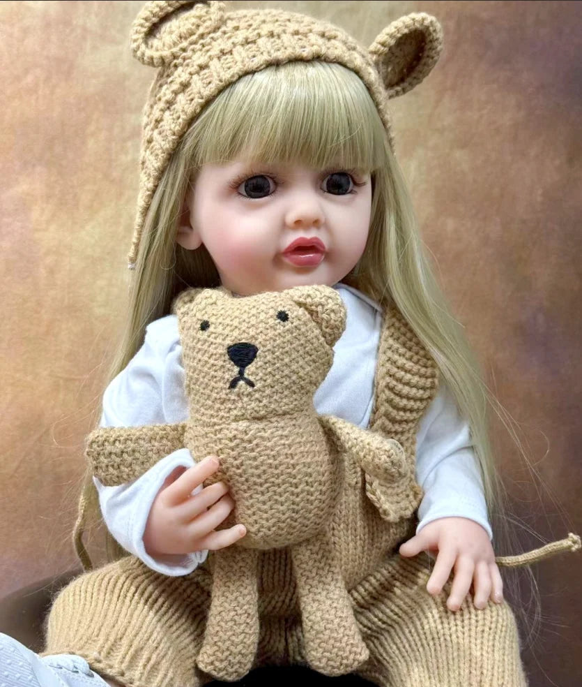 50CM Reborn Silicone Baby Doll – Realistic Newborn Girl