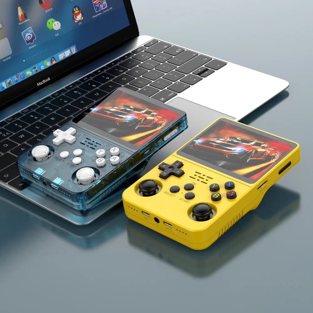 BOYHOM R36S Retro Handheld Game Console – 3.5" IPS Screen