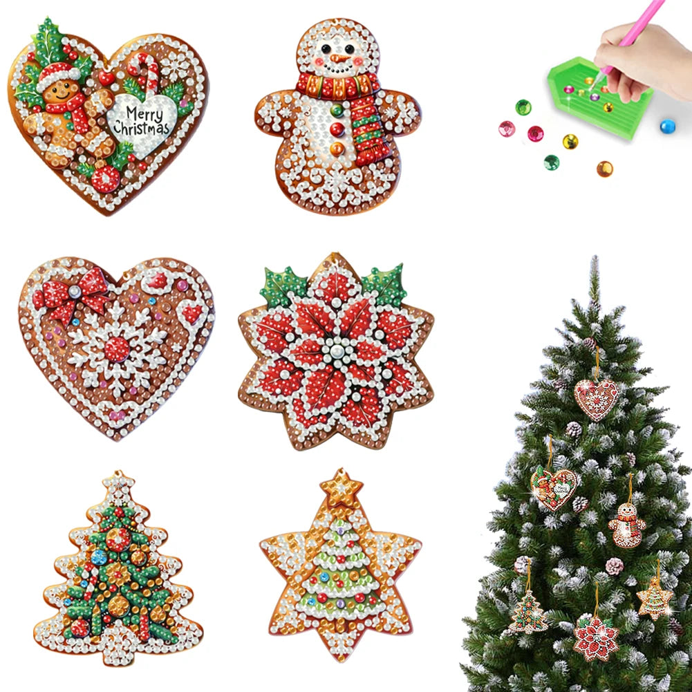 DIY 2D Diamond Art Kit – Flat Hanging Pendant Decoration