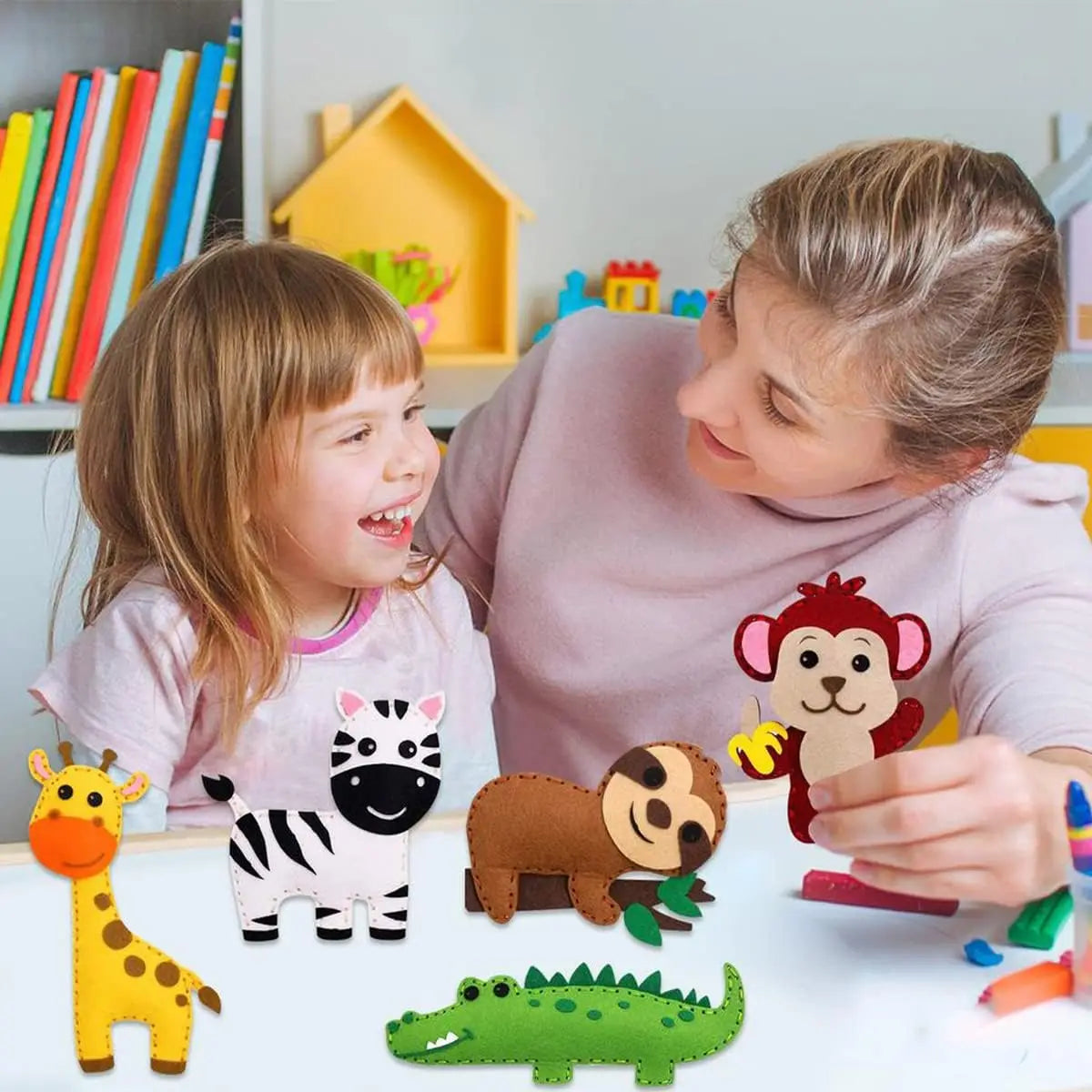 Woodland Animals Sewing Kit – DIY Felt Plush Craft for Kids