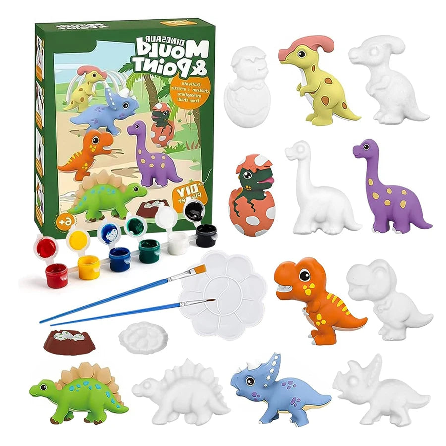 Kids DIY Painting Kit – Space & Dinosaur Arts & Crafts Set