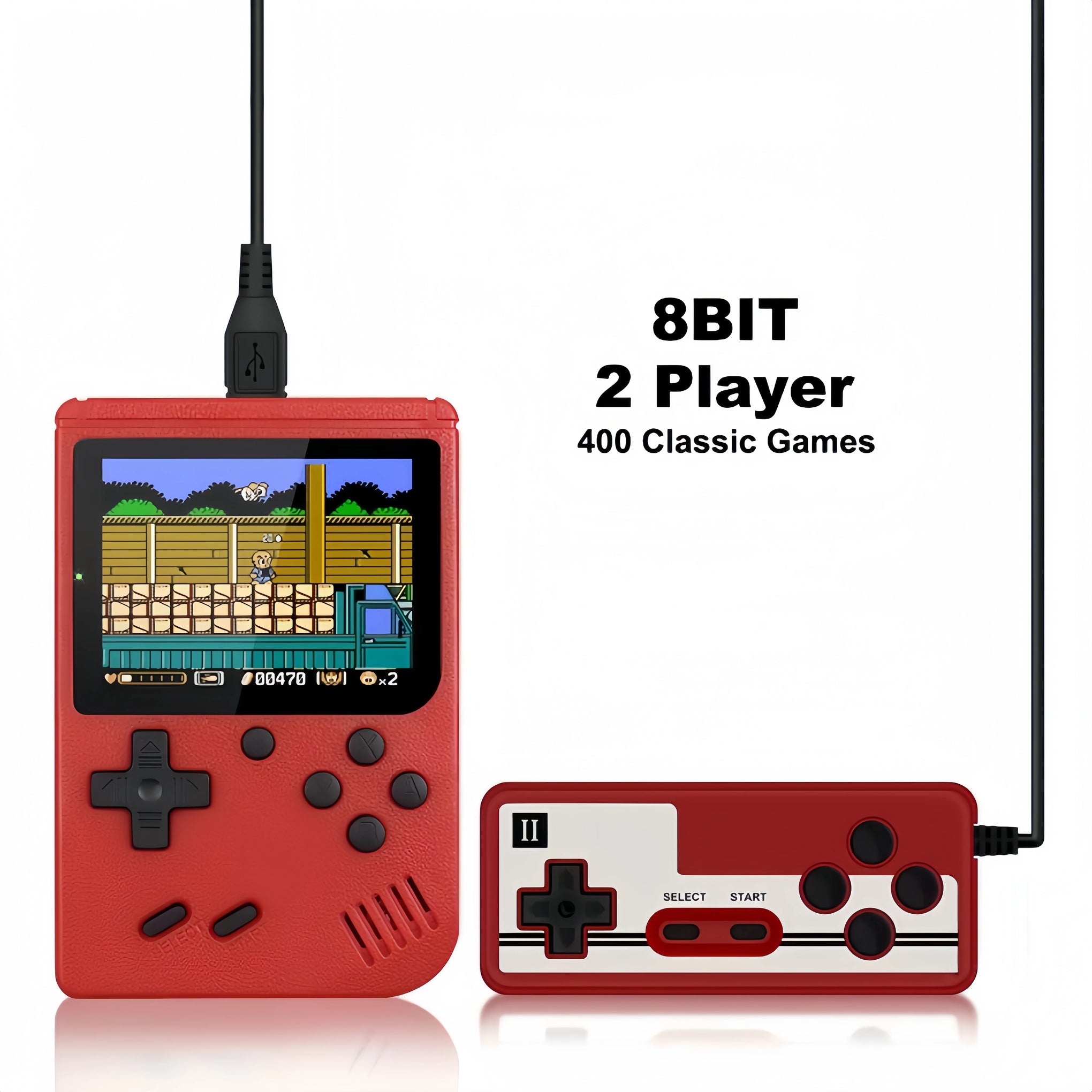 3.0" Retro Handheld Game Console – 400 Built-In Games