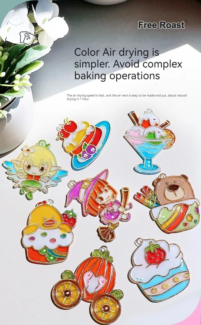 Children’s DIY Crystal Glue Painting Set – Air-Dry Educational Art Kit