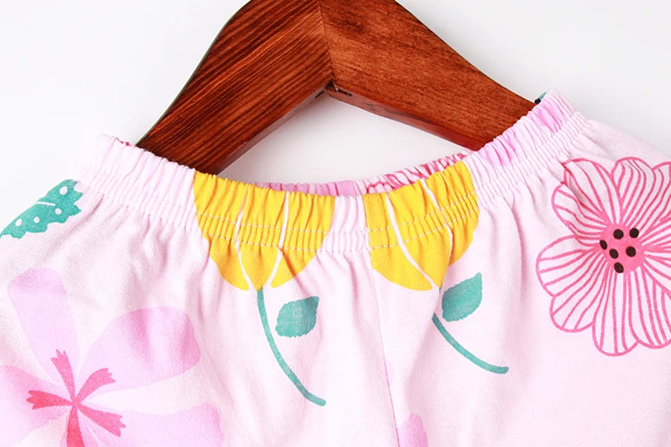 Kids Summer Pajama Set – Dinosaur Cartoon Vest & Shorts