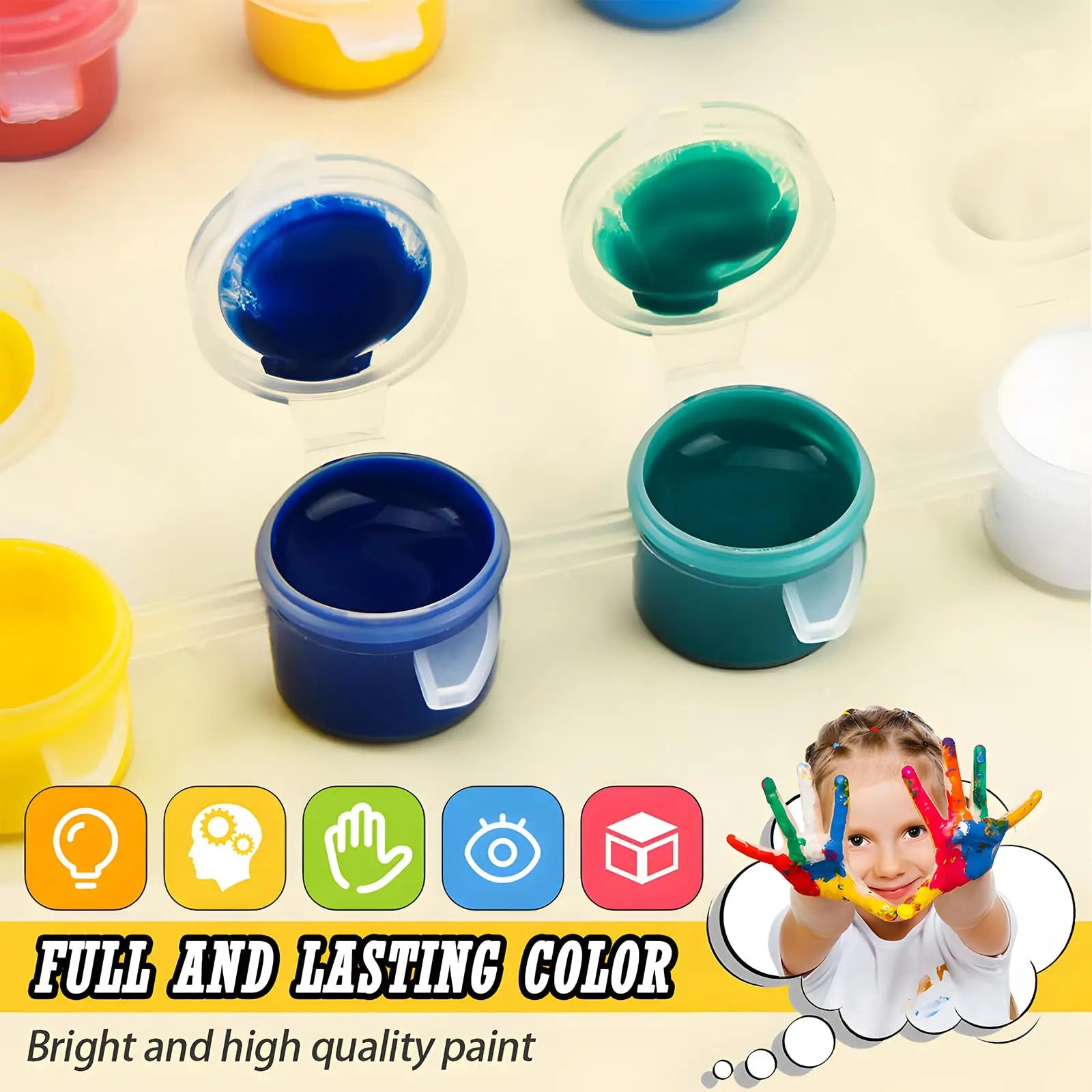 Kids DIY Painting Kit – Space & Dinosaur Arts & Crafts Set
